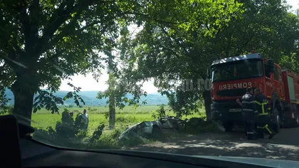 Accident grav în Buzău, pe drumul spre Braşov. O femeie a murit, alte trei persoane au fost rănite