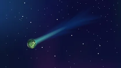 O cometă de 13 ori mai mare decât Terra, vizibilă în acestă noapte. 