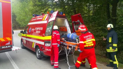 Accident la Carpathian MTB Epic: Un biciclist a căzut în cap