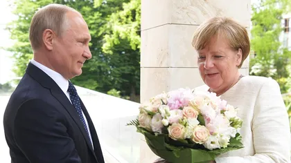 Putin se întâlneşte cu Merkel sâmbătă, la Castelul Meseberg