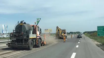 Trafic restricţionat pe Autostrada A1 pentru lucrări de reparaţii