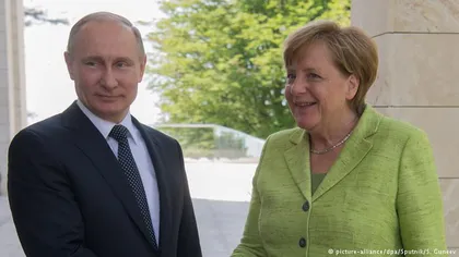 Putin, la Berlin, cu Merkel. Preşedintele Rusiei afirmă că gazoductul Nord Stream 2 este un proiect pur economic