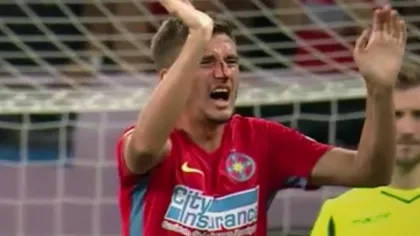 Dragoş Nedelcu, umplut de sânge de fanii FCSB. O bucată de scaun aruncată din tribune l-a lovit în faţă VIDEO
