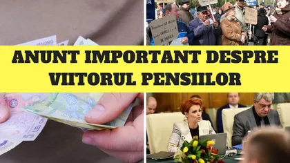 Un nou anunţ despre noua lege a pensiilor: 