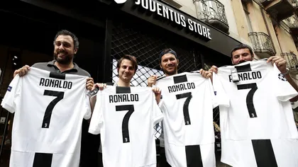 Juventus a epuizat tricourile cu numele lui Cristiano Ronaldo. Ritmul de vânzare a fost de două tricouri pe minut