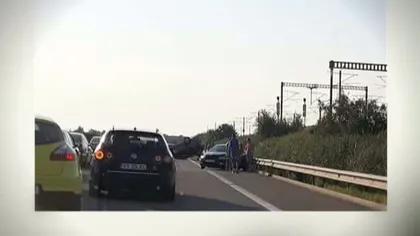 Circulaţie îngreunată pe Autostrada Soarelui din cauza unor accidente rutiere