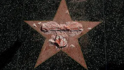 Steaua lui Trump de la Hollywood, făcută bucăţi GALERIE FOTO