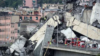 Surparea viaductului de la Genova: Autorităţile dau vina pe societatea ce gestionează autostrada