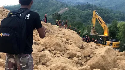 Nou bilanţ al victimelor uriaşei alunecări de teren din Filipine: Sunt cel puţin 22 de morţi şi zeci de dispăruţi