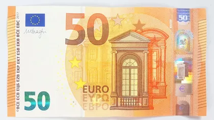 Noile bancnote de 100 şi 200 de euro intră în circulaţie din Mai, 2019