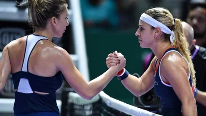 SIMONA HALEP - DOMINIKA CIBULKOVA după ce Monica Niculescu a pierdut la Wuhan. Liderul WTA are probleme medicale, s-ar putea retrage