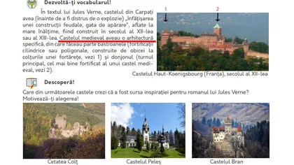 Greşeli şi în manualul de Limba şi literatura română de clasa a VI-a