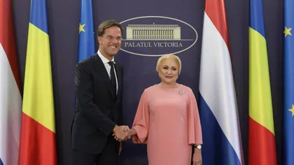 Viorica Dăncilă: Am solicitat premierului olandez sprijin pentru aderarea României la Schengen. Reacţia prim-ministrului Rutte