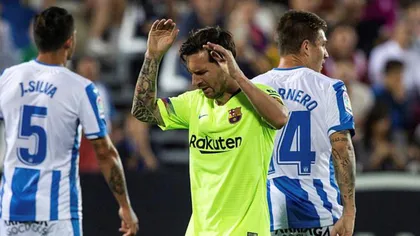 Bombă în La Liga. Barcelona lui Messi a fost învinsă de ultima clasată, Leganes