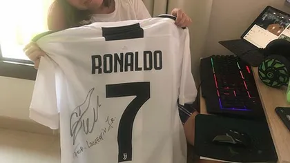 Cristiano Ronaldo, cadou fabulos pentru Reghecampf JR. Ce surpriză a primit fiul Anamariei Prodan de la starul lui Juventus FOTO