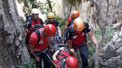 Operaţiune de salvare dificilă în Munţii Făgăraş. Un copil a căzut în zona Vârfului Călţun