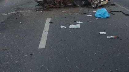 Accident grav pe DN 2, unde un bărbat a murit şi altul a fost rănit