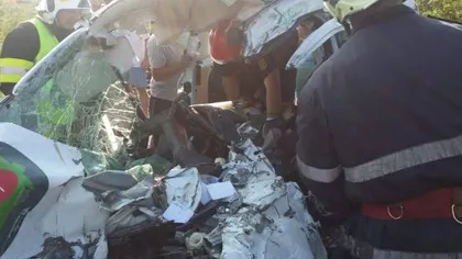 Maşină lovită de tren la Lugoj. Toate cele patru persoane din autoturism au murit VIDEO