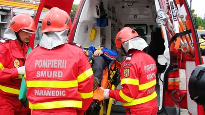 Accident grav cu opt victime în Mureş. O maşină a luat foc. A fost activat plan roşu de intervenţie