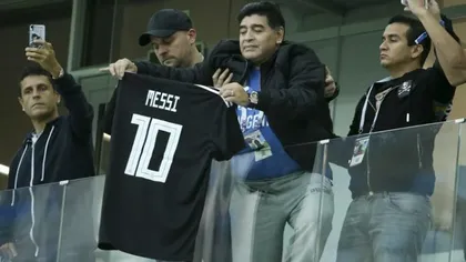 Sfatul lui Maradona pentru Messi: Nu mai veni la echipa naţională!