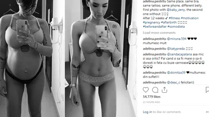 Adelina Pestriţu a iscat controverse pe internet cu o poză before-after. 