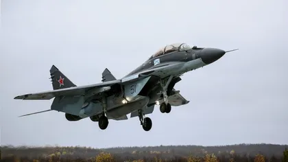 Un avion MIG-31 s-a prăbuşit în regiunea Moscovei