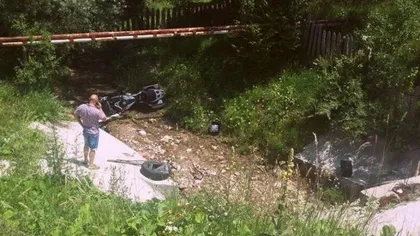 Accident grav, un motociclist a murit după ce a căzut pe Cheile Sohodolului