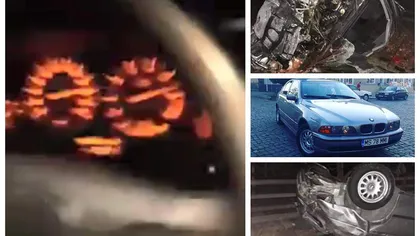 Accident GRAV provocat de un teribilist care a transmis LIVE pe Facebook cum mergea cu peste 220 km la oră VIDEO