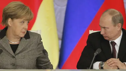 Putin îi cere lui Merkel să descurajeze Kievul faţă de acţiuni 