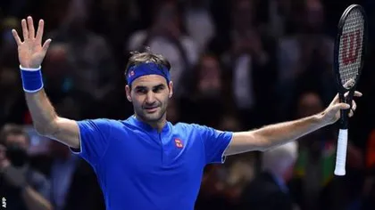 TURNEUL CAMPIONILOR. Roger Federer, a 15-a oară în semifinale. Elveţianul a câştigat grupa 