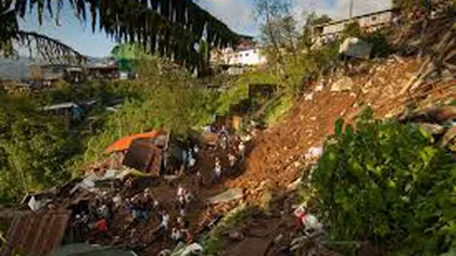 Alunecări de teren în Filipine. Cel puţin 17 persoane sunt date dispărute