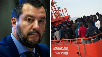 Salvini refuză să primească noi migranţi în Italia