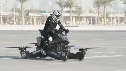 Poliţia se dotează cu motociclete zburătoare VIDEO