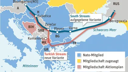 Gazoductul TurkStream inaugurează primul tub al tronsonului submarin la Marea Neagră
