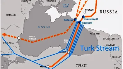 Gazprom prelungeşte conducta de gaze naturale TurkStream în patru ţări din Europa