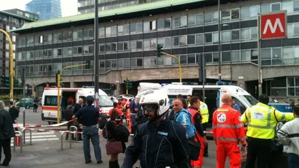 Accident la metroul din Milano. 17 persoane au fost rănite VIDEO
