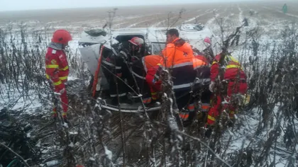 Accident grav în Buzău: cinci persoane au fost rănite