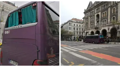Autocar cu copii români, atacat cu pietre la Budapesta de Ziua Naţională