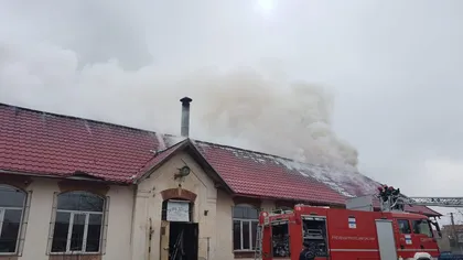 Incendiu la Liceul Tehnologic Transporturi Autodin Craiova