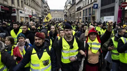 Un nou protest violent al Vestelor Galbene, la Paris UPDATE