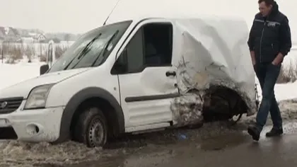 Accident grav în Suceava. Două persoane au fost rănite