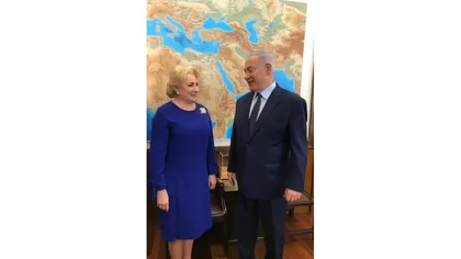 Premierul Viorica Dăncilă s-a întâlnit cu omologul israelian Benjamin Netanyahu
