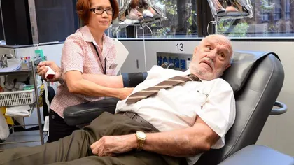 Povestea incredibilă a unui bărbat ca a donat sânge toată viaţa: 