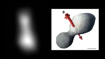 Primele imagini cu Ultima Thule, cel mai îndepărtat obiect explorat vreodată, trimise de sonda New Horizons
