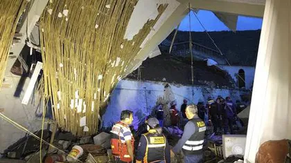 Tragedie în timpul nunţii, un hotel a fost luat de alunecările de teren. Sunt cel puţin 15 morţi şi 34 de răniţi VIDEO