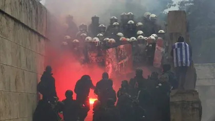 Protest violent în Grecia. Mii de persoane protestează faţă de acordul privind numele Macedoniei