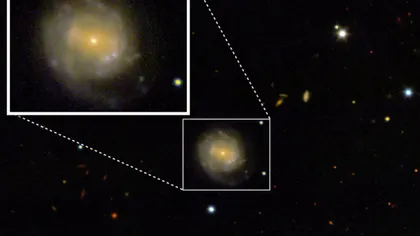 O misterioasă explozie observată în spaţiu poate reprezenta naşterea unei găuri negre