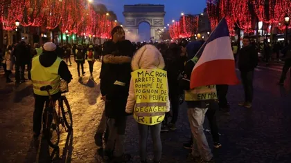 Vestele galbene, un nou protest VIOLENT în Franţa: Un protestatar şi-a pierdut o mână în timpul unei manifestaţii