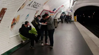 Atac cu substanţă acidă la metrou, în Paris. Un bărbat a suferit arsuri grave