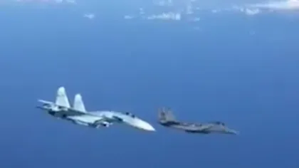 Mai ceva ca în TOP GUN! Manevre periculoase deasupra Mării Baltice: un avion rusesc de vânătoare a interceptat un F-15 AMERICAN